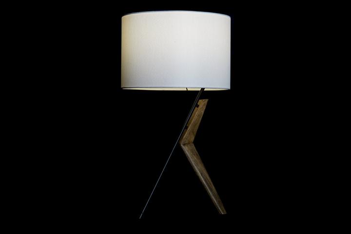Produktbild DKD Home Decor Desk lamp Black Metal Brown White Oak 220 V 50 W 35 x 35 x 54 cm