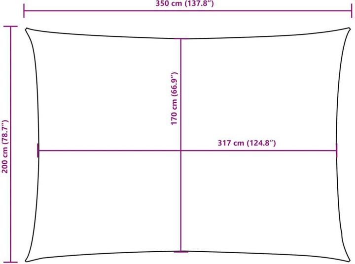 Actual product image VidaXL Nezhatok (300 x 350 cm)