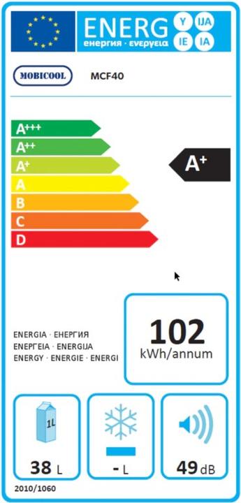 Energy Label Mobicool Mcf (31 l)