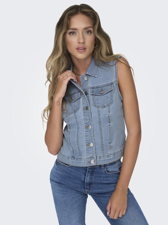Immagine prodotto Only Gilet in denim con collo alto (XS)