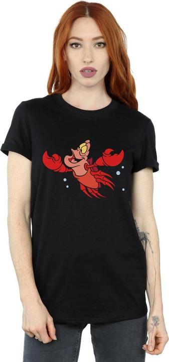 Immagine prodotto Disney The Little Mermaid Sebastian Bubbles Maglietta Ampia Donna (L)