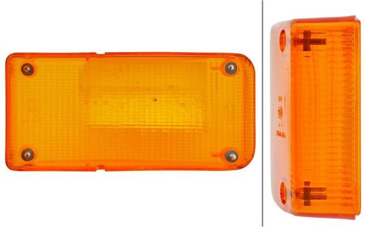 Immagine prodotto Hella 5 lenti per indicatori di direzione a sinistra per AUWÄRTER DAF MAN MERCEDES VAN HOOL