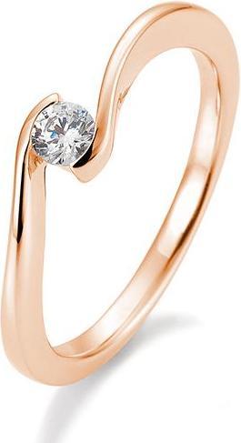 Actual product image Breuning Ring swing 0,05-0,30ct. (49, 585/14 K Gold)