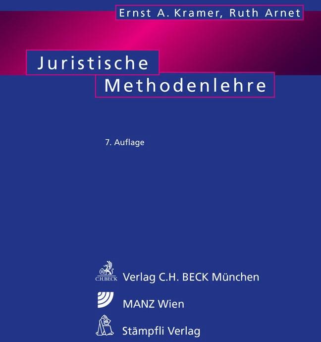 Actual product image Juristische Methodenlehre (German, Ruth Arnet, Ernst A. Kramer, 2024)