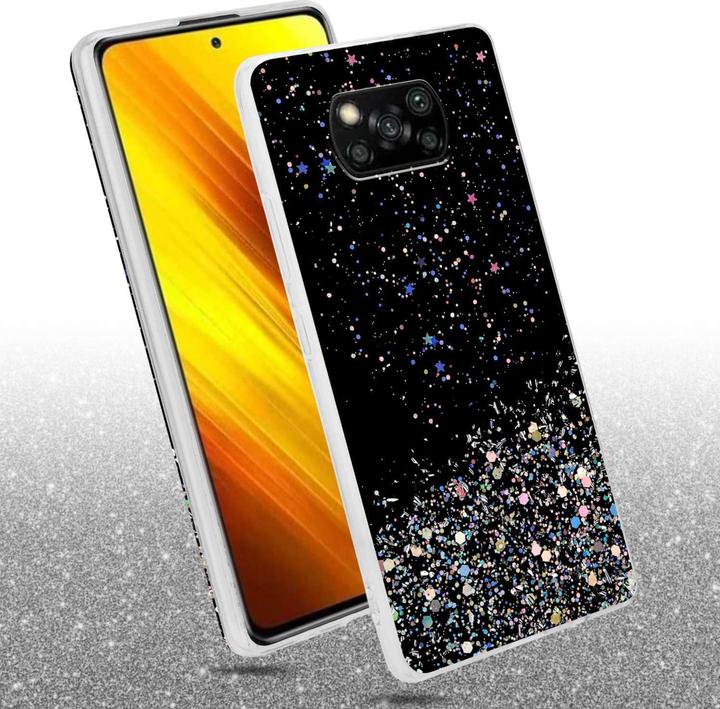 Produktbild Cadorabo TPU Hülle für Xiaomi POCO X3 NFC mit Glitzer (Xiaomi Poco X3 NFC)