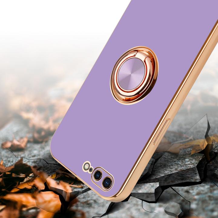 Produktbild Cadorabo Hülle für Apple iPhone 7 PLUS / 7S PLUS / 8 PLUS im TPU mit Kameraschutz und Ring LM089 Style (Apple iPhone 7 Plus, Apple iPhone 7s Plus)