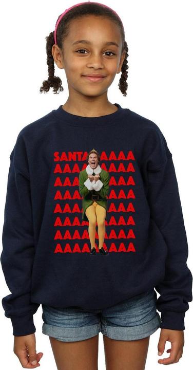 Immagine prodotto Elf Buddy Santa Scream Felpa Ragazze (128)