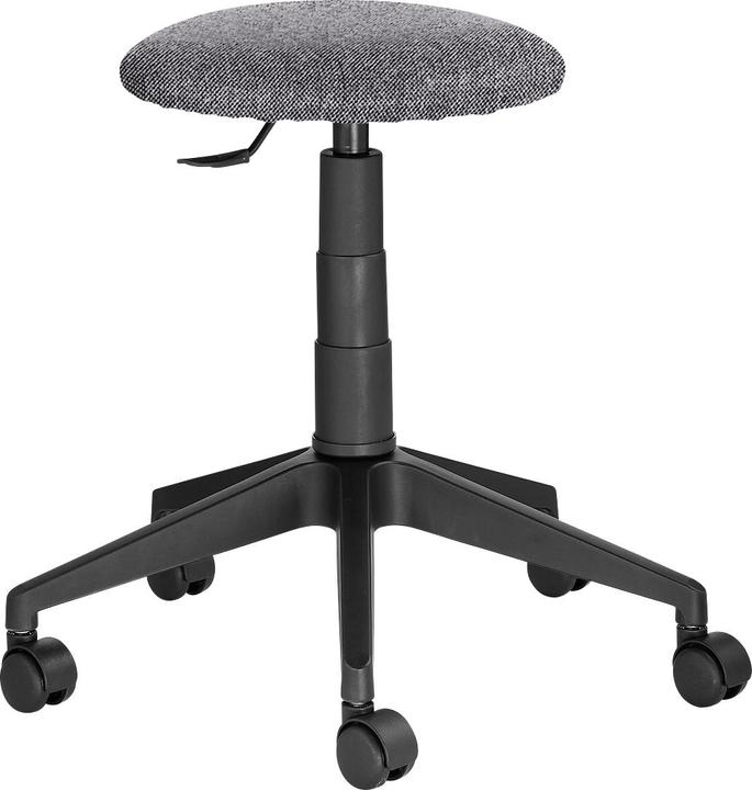 Actual product image Leyform SALOON stool, fabric or PVC cover, height adjustable, with castors