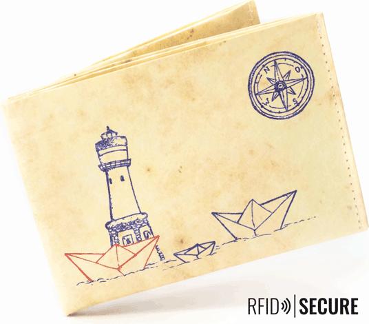Immagine prodotto Paprcuts Portafoglio sicuro RFID - Lighthouse