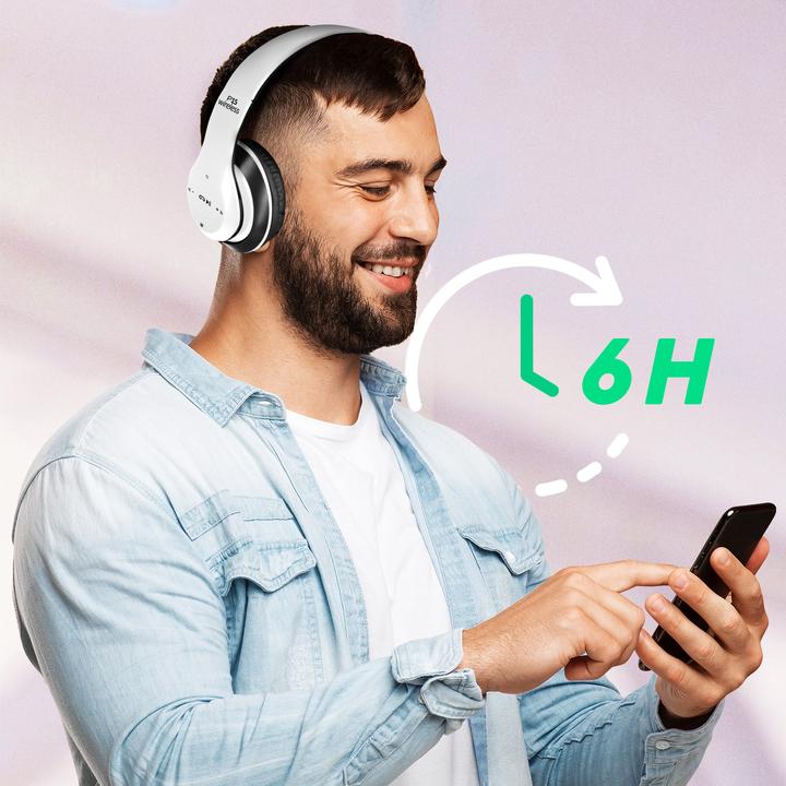 Image du produit Avizar P15 Casque audio supra-auriculaire Bluetooth (6 h, Sans fil)