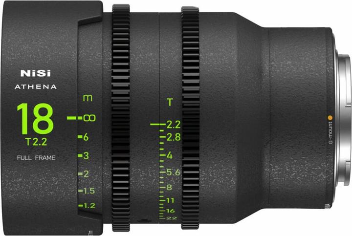 Image du produit Nisi ATHENA PRIME Kit d'objectifs cinéma plein cadre - 18mm T2.2, 40mm T1.9, 135mm T2.2 + étui rigide (Plein format)