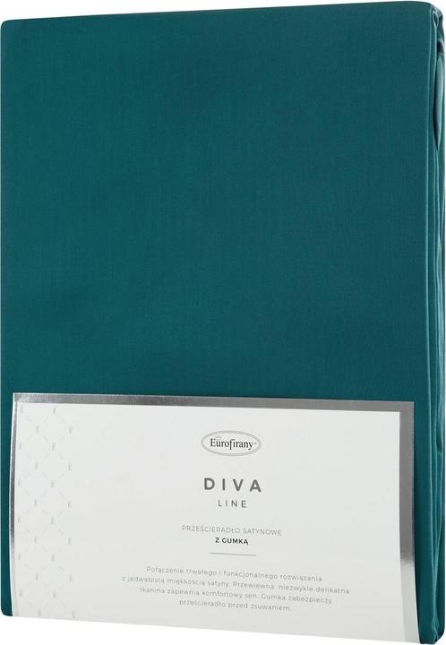 Actual product image Eurofirany DIVA LINE DINA sheet in cotton satin with elasticated band 140 x 200 x 30 cm (140 x 200 cm)