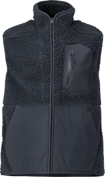 Actual product image Mascot Fibre fur waistcoat with zip black-blue, size M (M)