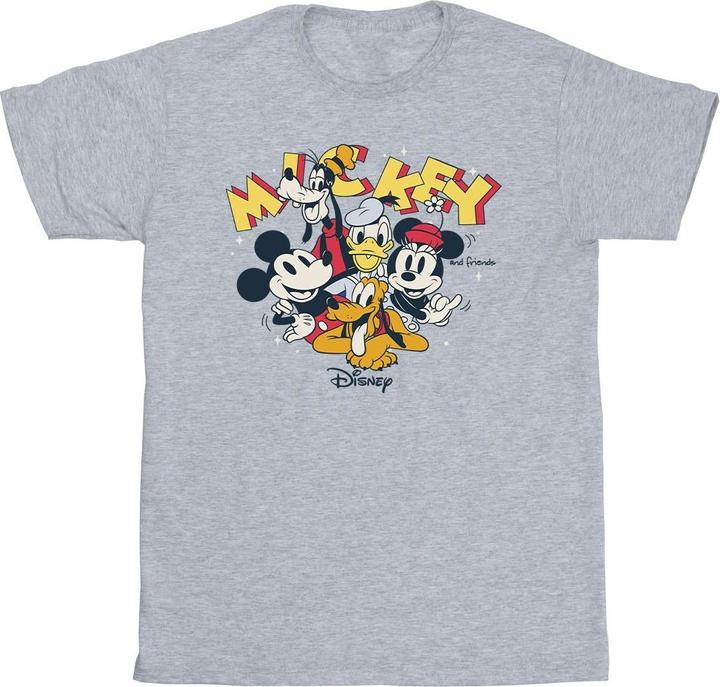 Actual product image Disney Mens Mickey Mouse Group T-Shirt (XXL)