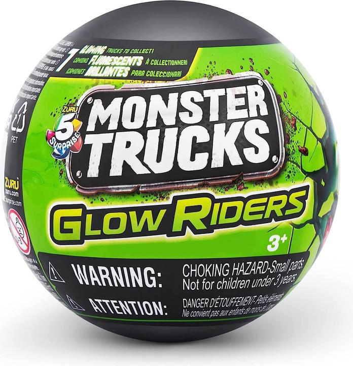 Produktbild Zuru Monster Trucks - Blindbox Glow Riders