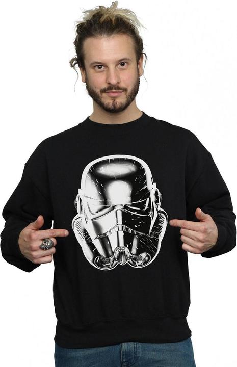 Immagine prodotto Star Wars Stormtrooper Warp Speed Helmet Felpa Uomo (L)