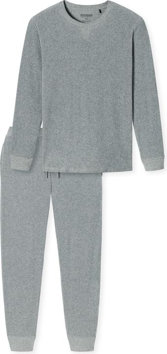 Schiesser Warming Nightwear Velour Schlafanzug
