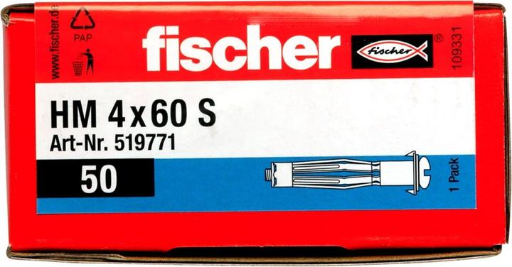 Actual product image Fischer dybel S12 - ( 20 pcs/pak) (50 pcs.)