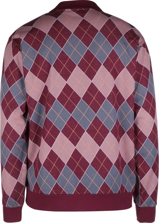 Actual product image Obey Long Sleeve Polo Argylie Jacquard - 106493 (L)