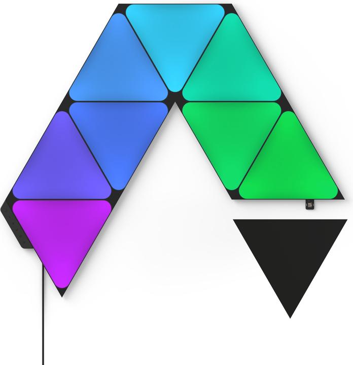Image du produit Nanoleaf Shapes Ultra Black 9PK Starter (80 lm)