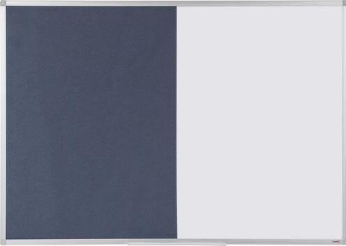 Actual product image Viking Combination board felt and writing board Felt blue, white 1200 mm x 900 mm (120 x 90 cm)