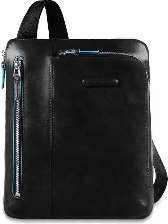 Piquadro Blue Square – Umhängetasche mit doppelter Vortasche