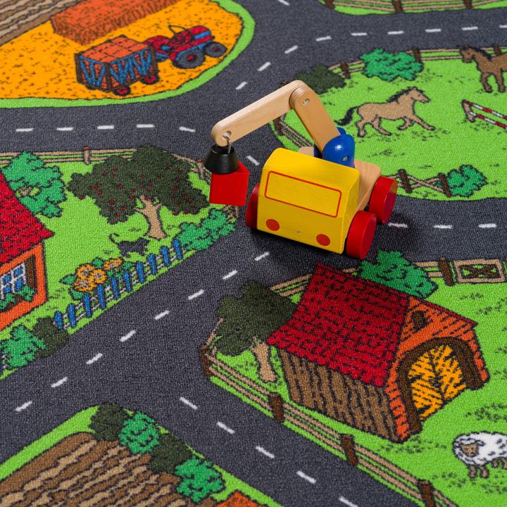Immagine prodotto Snapstyle I bambini giocano alla fattoria di tappeti (200 x 200 cm)