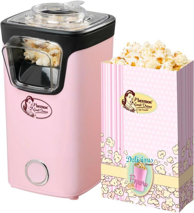 Image du produit Bestron Appareil à pop-corn, rose