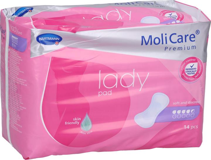 Produktbild MoliCare Lady Pad 4.5 Inkontinenz Einlage (14 x, XL, Large)