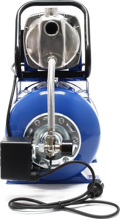 Immagine prodotto Wiltec Pompa da giardino per acquedotti 3400l/h 1200W 19l con serbatoio a membrana e pressostato (Pompa acqua sanitaria)