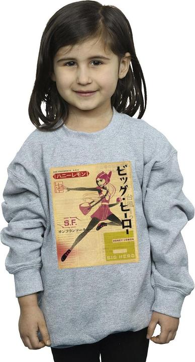 Image du produit Disney - Sweat BIG HERO BAYMAX HONEY LEMON NEWSPAPER - Fille (140, 146)