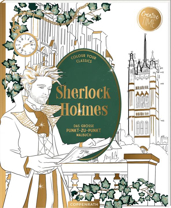 Produktbild Sherlock Holmes - Das grosse Punkt-zu-Punkt-Malbuch