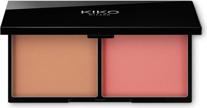 Actual product image KIKO Milano Smart Blush And Bronzer Palette (03 Sienna And Brick)