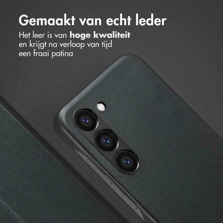 Produktbild Accezz Leather Bookcase 2-in-1 met MagSafe Samsung Galaxy S23 - Onyx Black (Samsung Galaxy S23+)