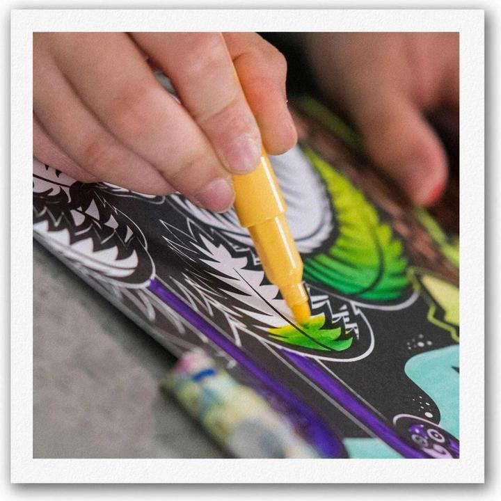 Immagine prodotto Chameleon Portafoglio d'arte dell'aerografo Set 14 penne (Multicolore, 14 x)
