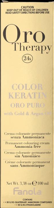 Produktbild Fanola Color Keratin Oro Puro 5/00 Castaño Claro Intenso 100ml (5.00 Intense Light Chestnut)
