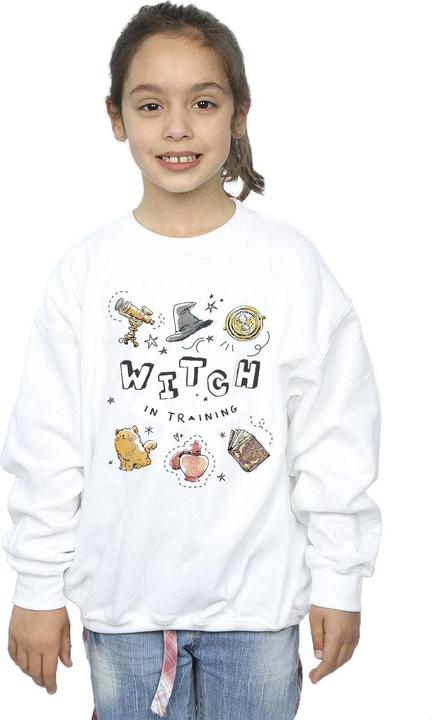 Actual product image Girls Witch In Training Sweatshirt (128)