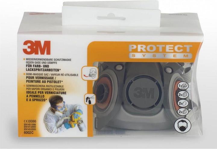 Actual product image 3M Half mask with changeable filters (A2P2, 1 x)