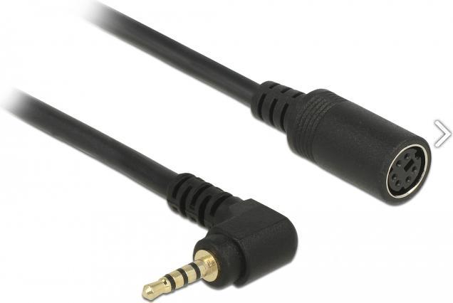 Actual product image Navilock 62881 2.5 mm 4 pin MD6 Black Cable interface/adapter (0.52 m)