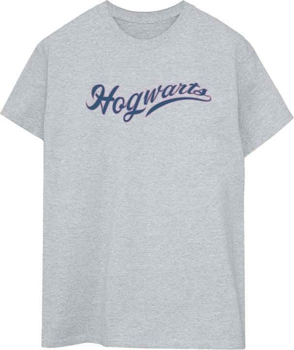 Actual product image Womens/Ladies Hogwarts Writing Cotton Boyfriend T-Shirt (XL)