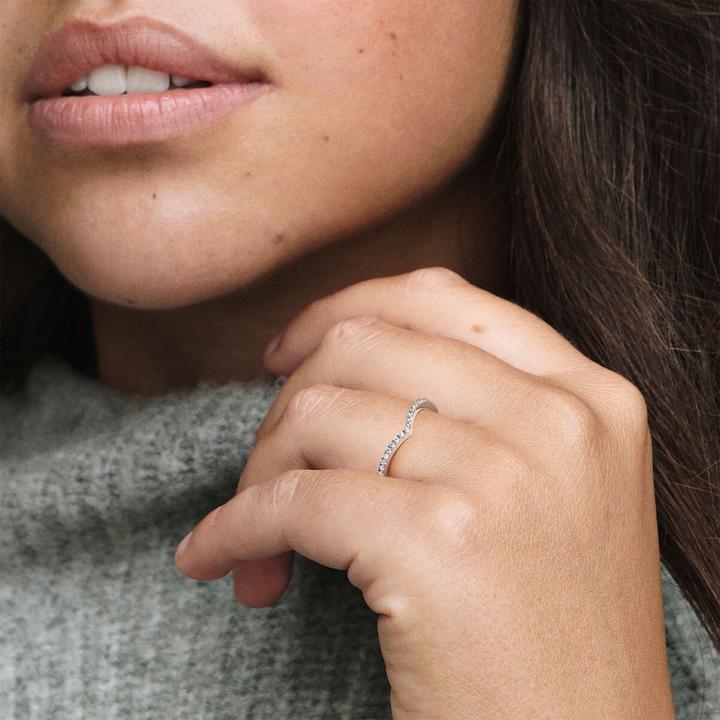 Produktbild Pandora Funkelnder Wishbone Ring (62)