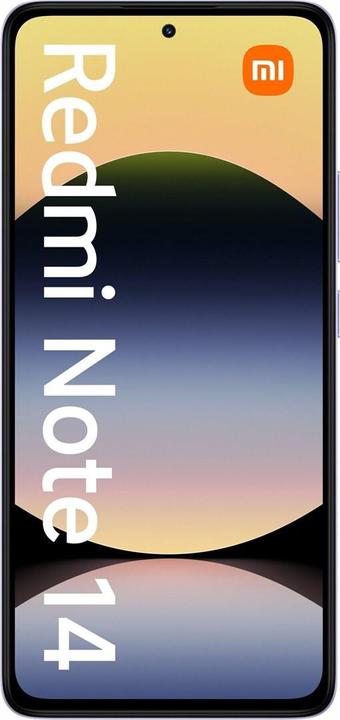 Actual product image Xiaomi Redmi Note 14 (256 GB, Mist Purple, 6.67", Hybrid Dual SIM, 108 Mpx, 4G)
