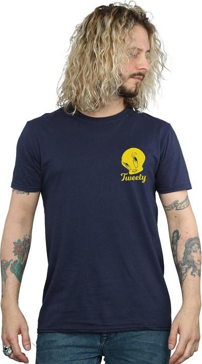 Immagine prodotto Looney Tunes Tweety Pie Head Maglietta Uomo (XL)