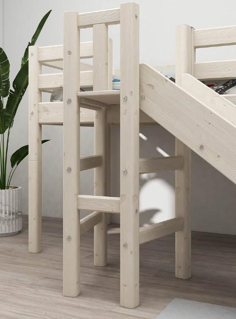 Actual product image Flexa Half-height bed Classic with slide and platform (90 x 200 cm)