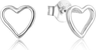 Immagine prodotto Beneto Orecchini a cuore minimalisti in argento AGUP2691 (L)
