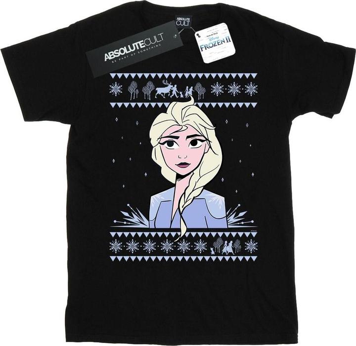 Immagine prodotto Disney Frozen 2 Elsa Christmas Maglietta Ampia Donna (3XL)