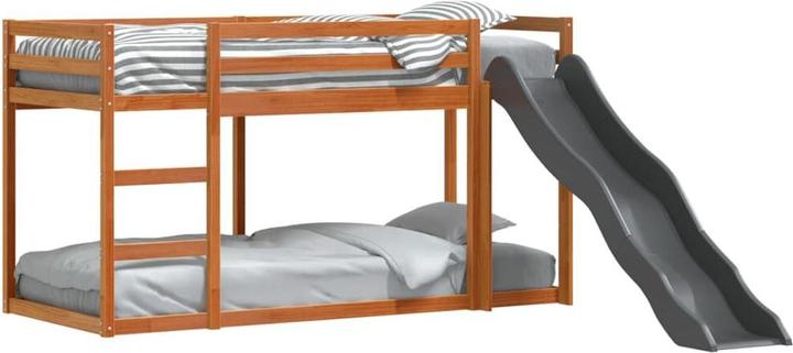Image du produit VidaXL Lit superposé avec toboggan & échelle 90 x 200cm (90 x 200 cm)