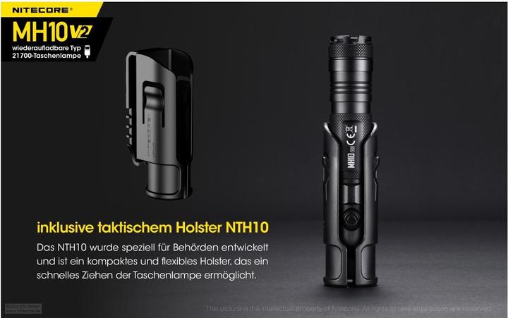 Actual product image Nitecore MH10 V2 - 1200 lumen (14.70 cm, 1200 lm)
