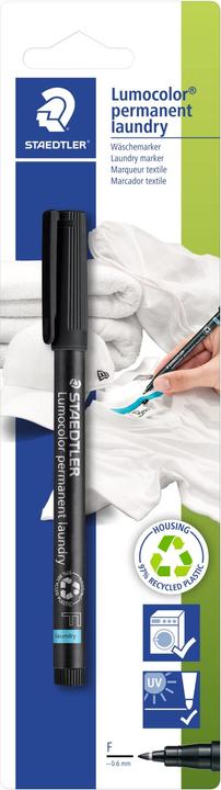 Actual product image Staedtler Lumocolor laundry marker (Black, 0.60 mm, 1 x)