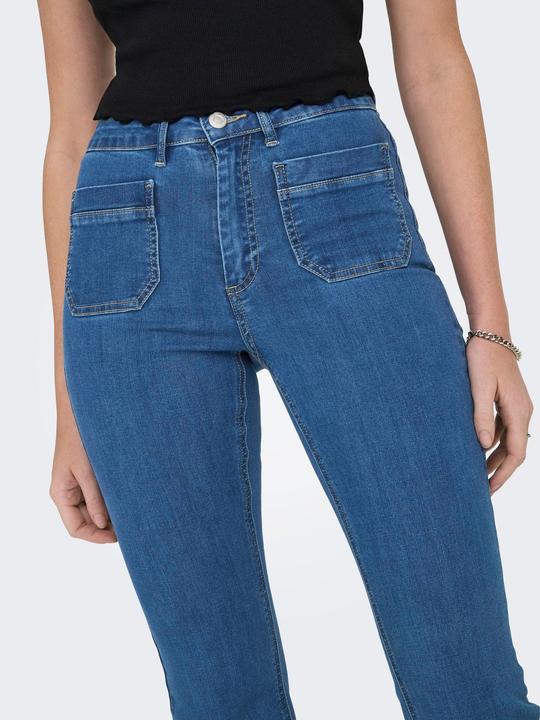 Actual product image Only ONLWAUW Hohe Taille Ausgestellt Jeans Flared fit jeans (30)